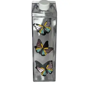 Butterfly Milk Carton Reusable Cup
