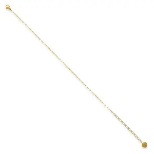 EVRY JEWELS Gold or Silver Plated Stainless Steel Women's Hypoallergenic Julia Anklet