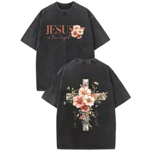 Jesus is the Light Floral Christian Hoodie Motivational Quotes sweatshirt Bible Verse Floral Religious His Grace is Enough Religious Shirt Bible Verses Religion Tee Casual Womenswear