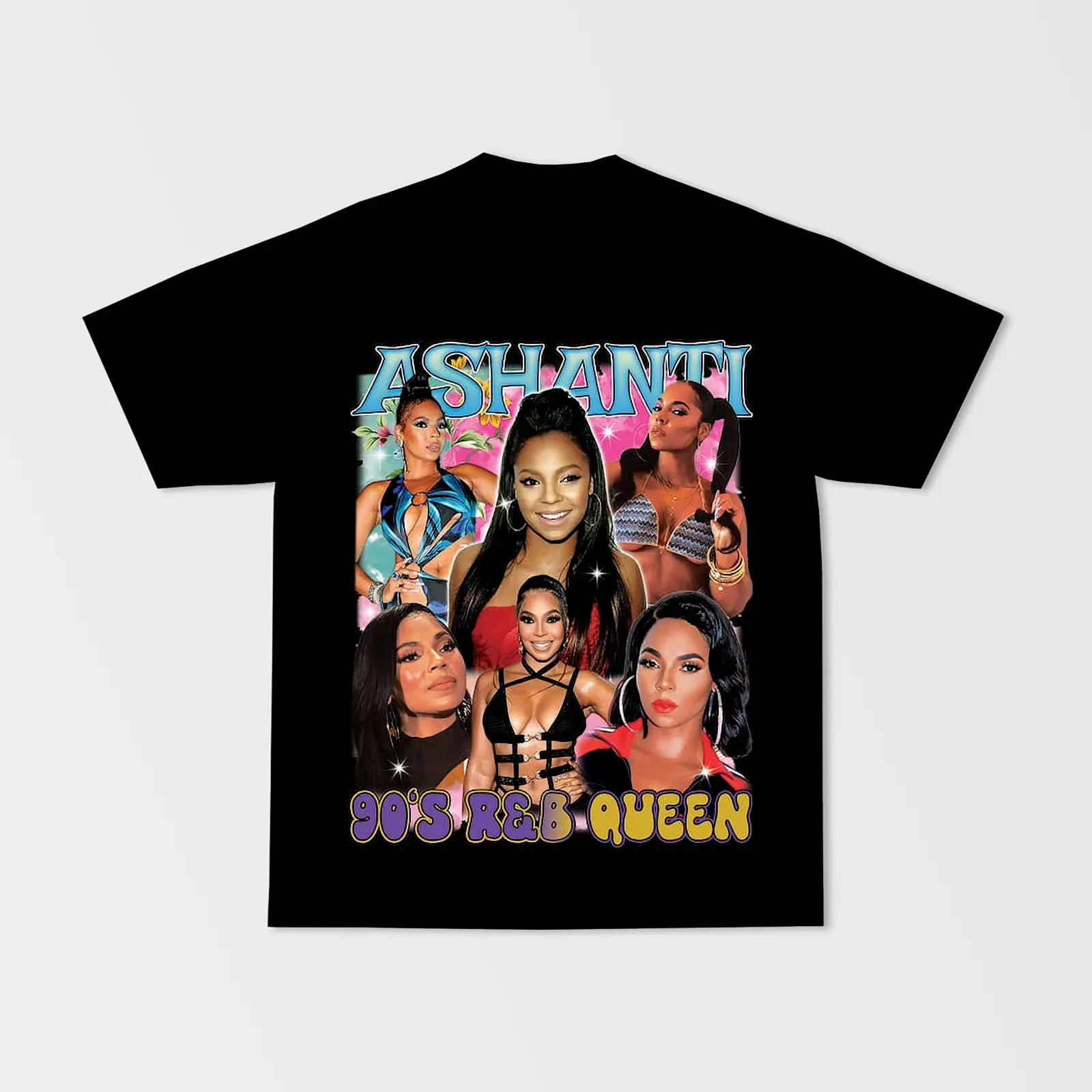 Ashanti R&B Queen Graphic T Shirt For Nostalgic Music Community Fans YG280505