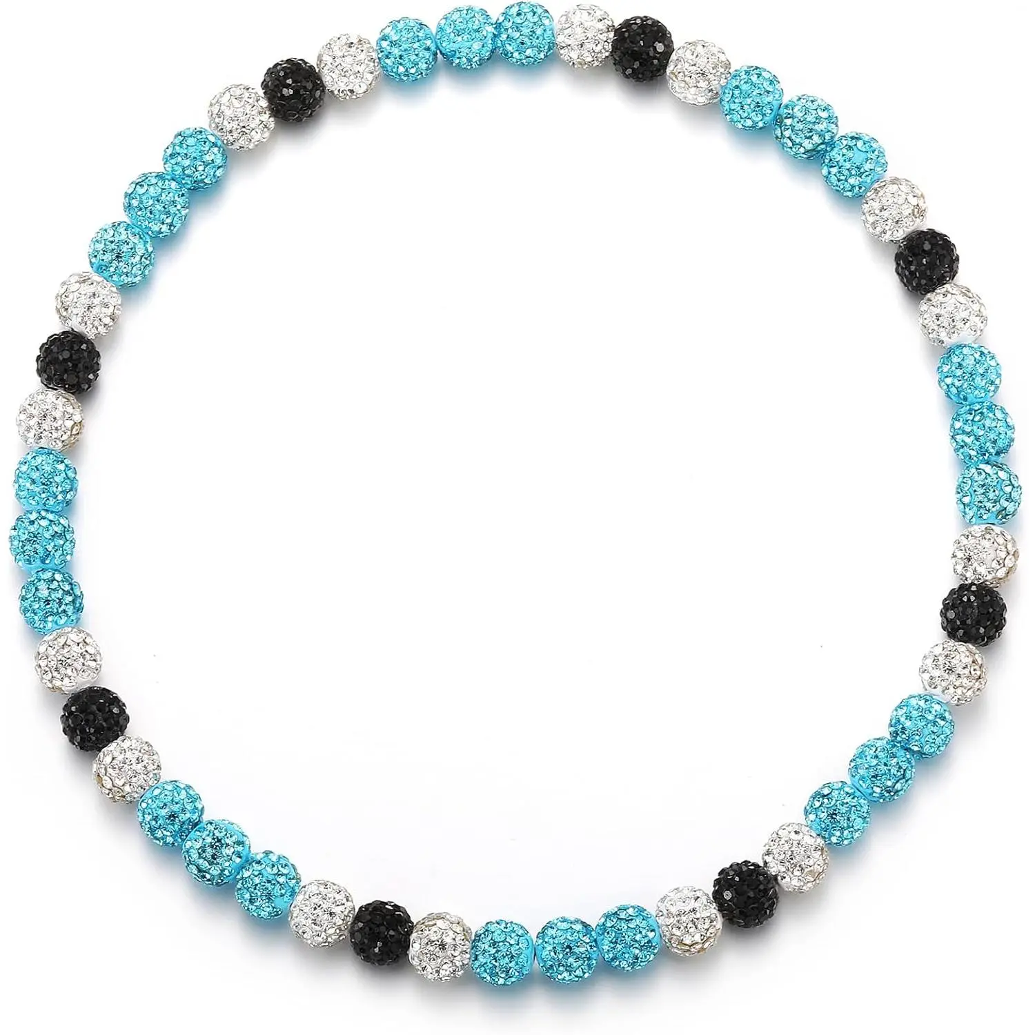 Black/White/Turquoise