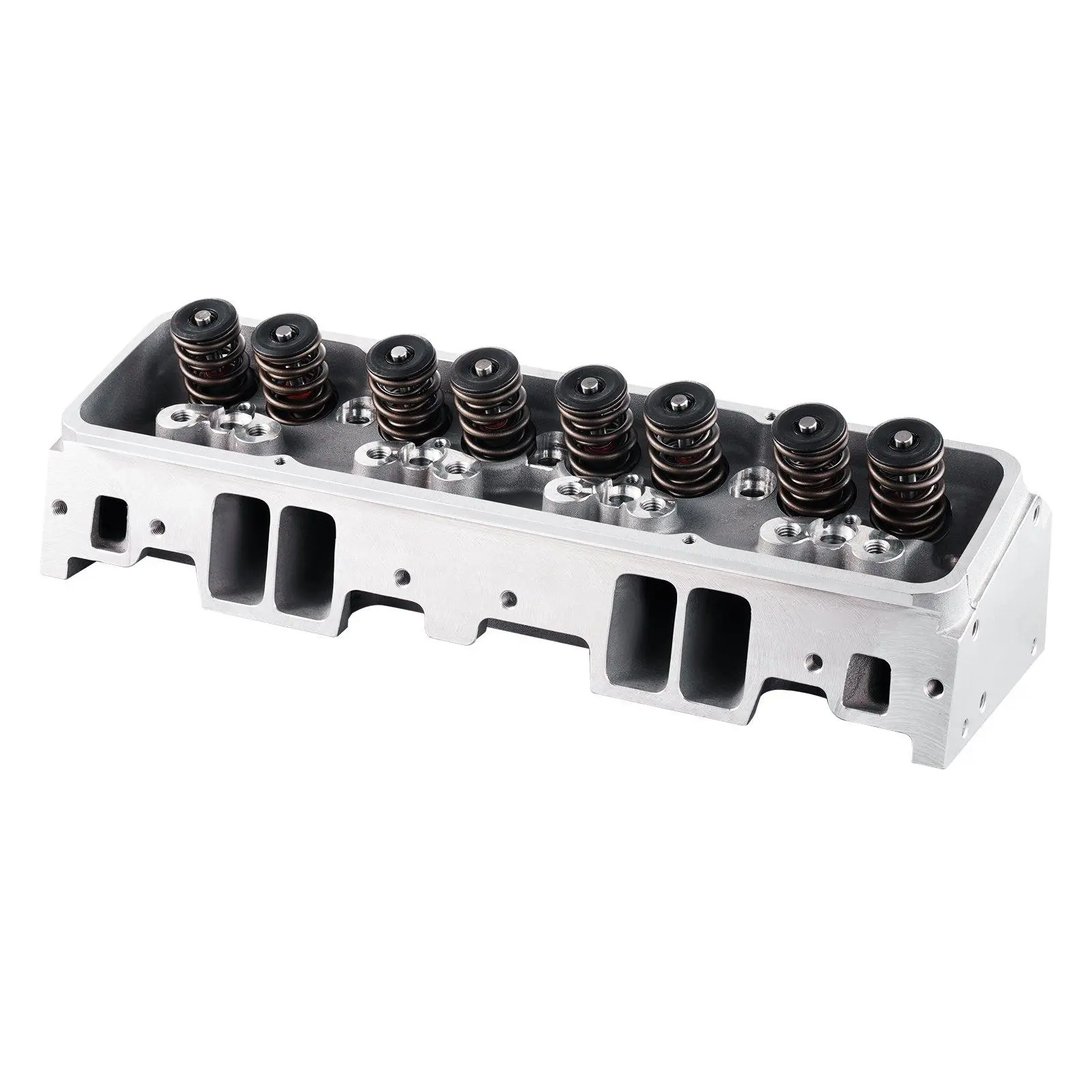 Engine Cylinder Head Assembly Replacement, Aluminum Engine Cylinder Head Kit, Compatible with Small Block Chevrolet Engines, SBC 327/ 350/ 383, Corvette, Camaro, Z06