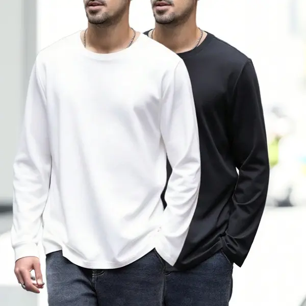 Men's Knit Long Sleeve Crew Neck Thermal Shirts for Daily Wear Soft Thermal Long Sleeve Tops in Assorted Colors Pyjama Tops Menswear Socks Beige Casual Crewneck Men's Knit Long Sleeve Crew Neck Thermal Shirts for Daily Wear Soft Thermal Long Sleeve Tops in Assorted Colors Pyjama Tops Menswear Socks Beige Casual Crewneck