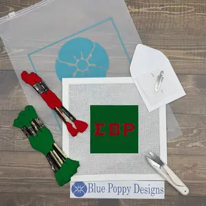 Sigma Beta Rho 4x4 Needlepoint Kit