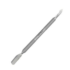 Staleks Pro SMART 50 Manicure Pusher Type 6 – Rounded Pusher and Bent Blade – Stainless Steel – Professional Cuticle Tool for Manicure and Pedicure