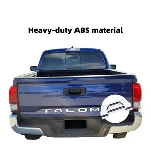 3D Unique Tailgate Letters Insert for Toyota Tacoma 2016 2017 2018 2019 2020 2021 2022 2023, Premium ABS Plastic, Weatherproof Design, Car Wash Safe, Strong 3M Adhesive, Bold Exterior Truck Emblems