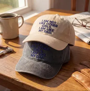 I Am Not Like Other Girls Hat, I Am Like My Dad Cap, Funny Dad Quote Hat, Embroidered Sarcastic Girl Hat, Daughter Gift