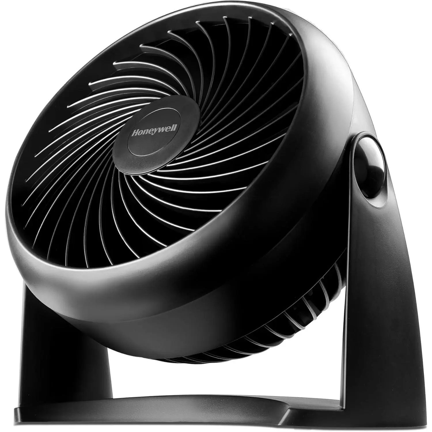 Small Tabletop Fan with 3-Speed Operation, Adjustable Rotatable Head - Quiet, Compact Black Cooling Fan for Home or Office Desk, Desk Cooling Fan