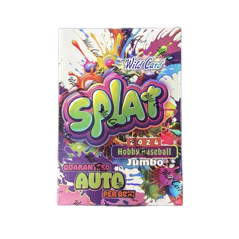 Wild Cards 2024 Splat Baseball Hobby Jumbo Box Guaranteed Auto Per Box ...