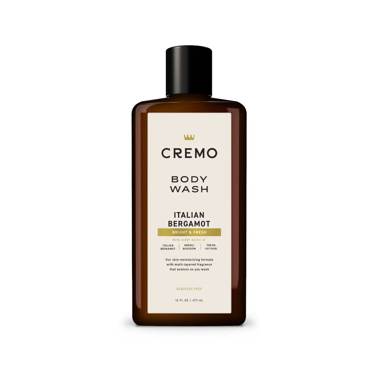 (2 Pack) Cremo Men's Body Wash, Italian Bergamot Scent, 16 fl oz