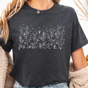 Subtle Flower Shirt, FDT Shirt Political Shirt Social Justice Immigrent Rights Subtle Feminist Shirt Feminist Gift