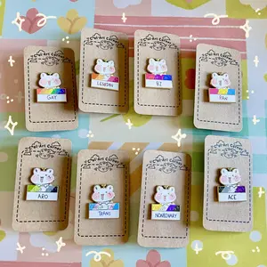 Hello I’m __ Pins: Pride Month Edition