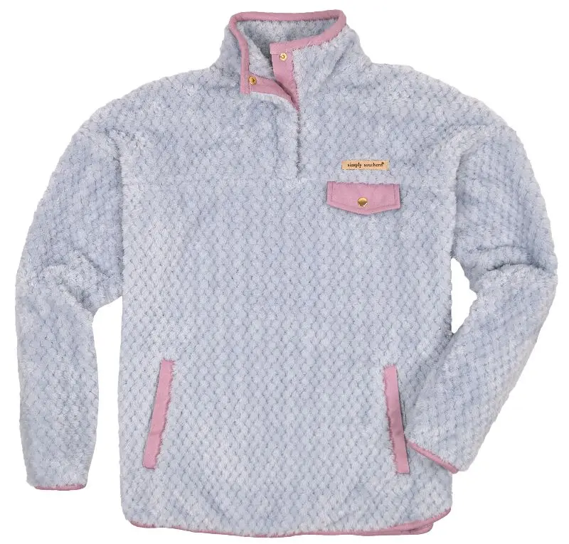 Simply Southern Winter Long Sleeve Soft Sherpa Pullover Sweatshirt