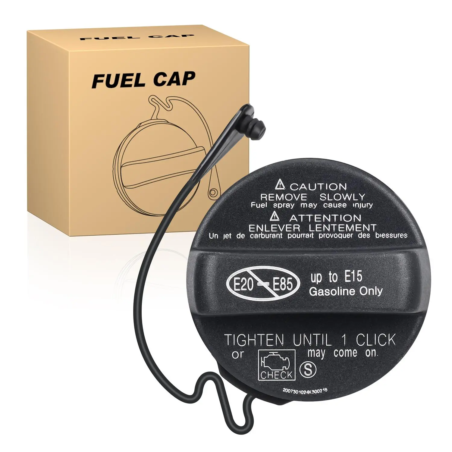 GOOACC Gas Cap Fuel Cap Replacement for Toyota Lexus 4Runner Avalon Camry Corolla Tundra Highlander Matrix RAV4 Tacoma Sienna Sequoia ES350 GS350 GS460 LX470 2004-2016 Fuel Tank Caps OE# 77300-06040