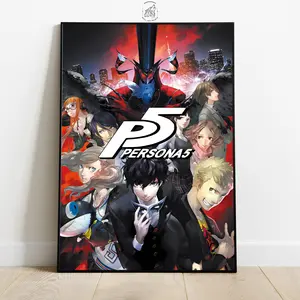 Persona 5 Game Poster, Persona 5 Takamaki Ann Video Gaming Decor Posters - Frame NOT Included