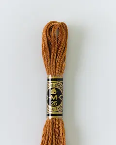 DMC Embroidery Stranded Thread - Six-Strand Embroidery Floss - 435 - Tobacco
