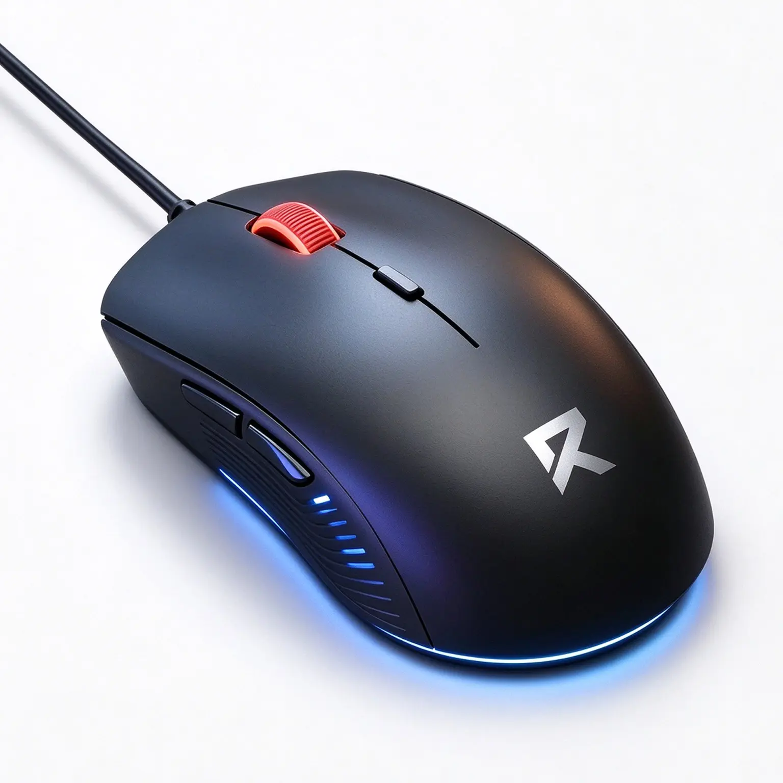 Redragon RGB Wired Gaming Mouse, Ergonomic Optical Mouse with Red Scroll Wheel, Adjustable DPI, Programmable Keys for PC Game & Work