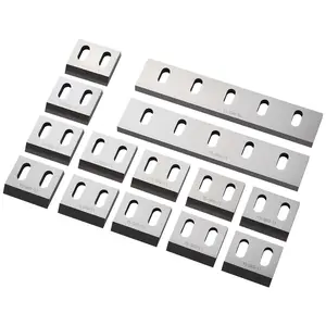 VEVOR Shredder Blades, Alloy Steel Shredder Machine Blade Kit with 12 Rotating and 2 Fixed Blades, High-Hardness SKD-11 Blade, Compatible with Model 400 Plastic Grinder, for ABS, PP, PVC & Nylon