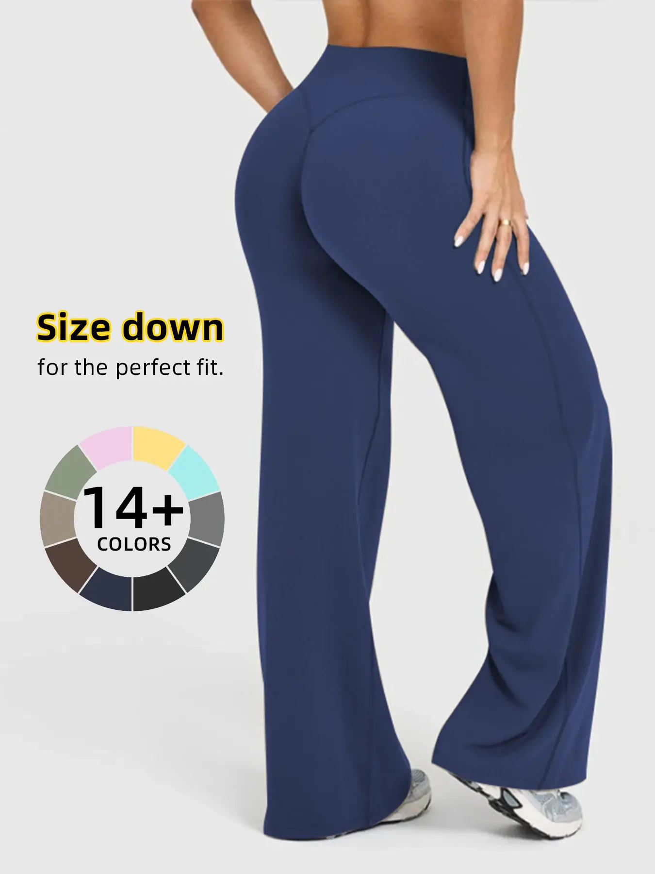 Women's Casual Wide Leg Jogger Pants, Lightweight Knit Sport Trousers, Perfect Spring Summer Wardrobe Staple, Soft Fashionable Design, For Daily & Workout, Comfy Athletic Pants