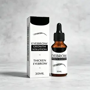 Thicker, Fuller Eyebrows in Weeks – Eyebrow Growth Solution 30ml – Helps Grow Sparse Brows, Fills Patchy Areas & Darkens Strands – Natural Hair Growth Serum – Daily Brow Care