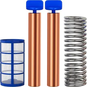 Pool Ionizer Copper Replacement Kit - 2 count Replacement Copper Anodes 4.13 x 0.71 Inch Universal Fit for Solar Ionizer, Complete Set with All Accessories