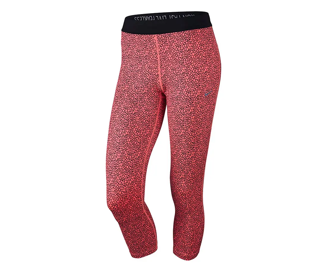 Nike Relay Dri-FIT Foldover Capri Running Womens Active Pants, Cargo Capri Style
