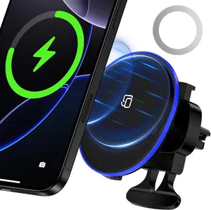 Pixel Wireless Car Mount Charger Magsafe for Google Pixel a  Pro XL  ,W Wireless Car Charger Air Vent Magnetic Android Phone Holder Fast Charging Kickstand for Samsung Galaxy S Ultra/S/S