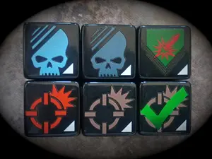 Marker Dice - Kill Team Compatible Order Tracking Dice