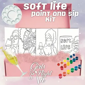 Soft life 4 pack bundle paint kit