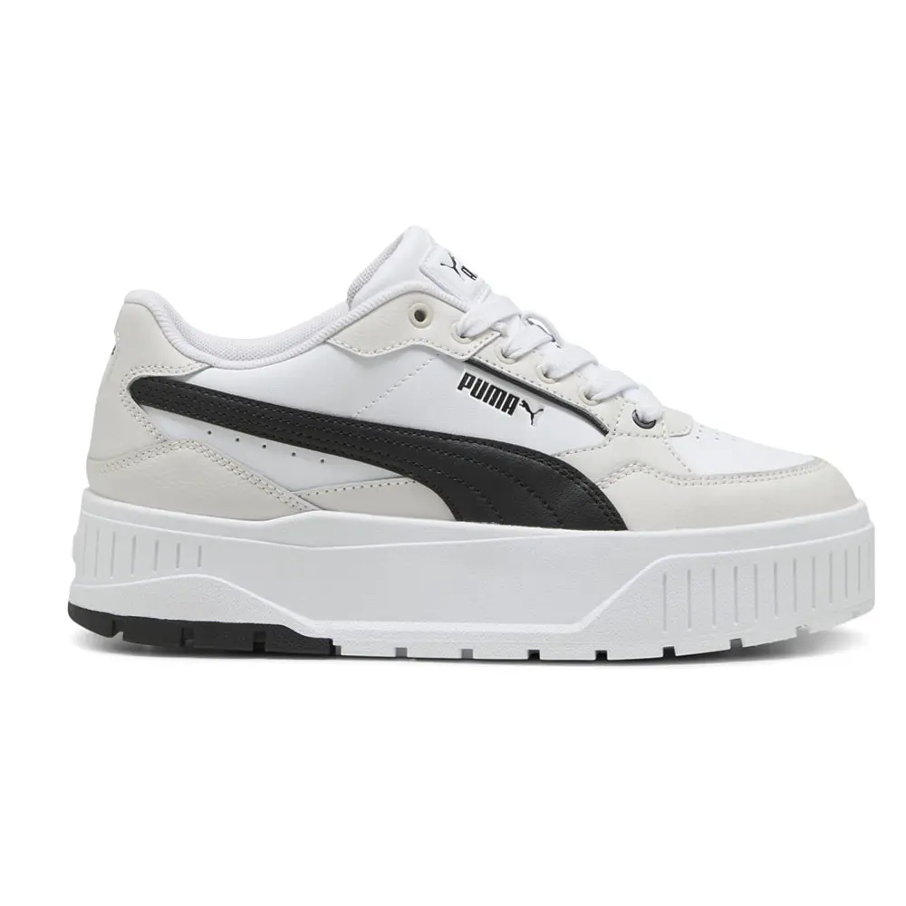 PUMA Womens Karmen Ii Idol Lace Up Sneakers Shoes Casual - White