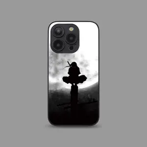 Anime Naruto Itachi Tempered Glass Phone Case for IPhone 17 Air 16 Plus 15 14 13 12 11 Pro Max Cellphone Cover Casing Gift