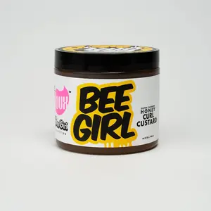 The Doux Honey Curl Custard Haircare Gel - Honey Extract, Creamy Texture, Volumizing, Lengthening, Curl-Defining, Long-Lasting Hold, Smooth, Sensitive Scalp-Friendly, Crunch-Free, Female Haircare Product