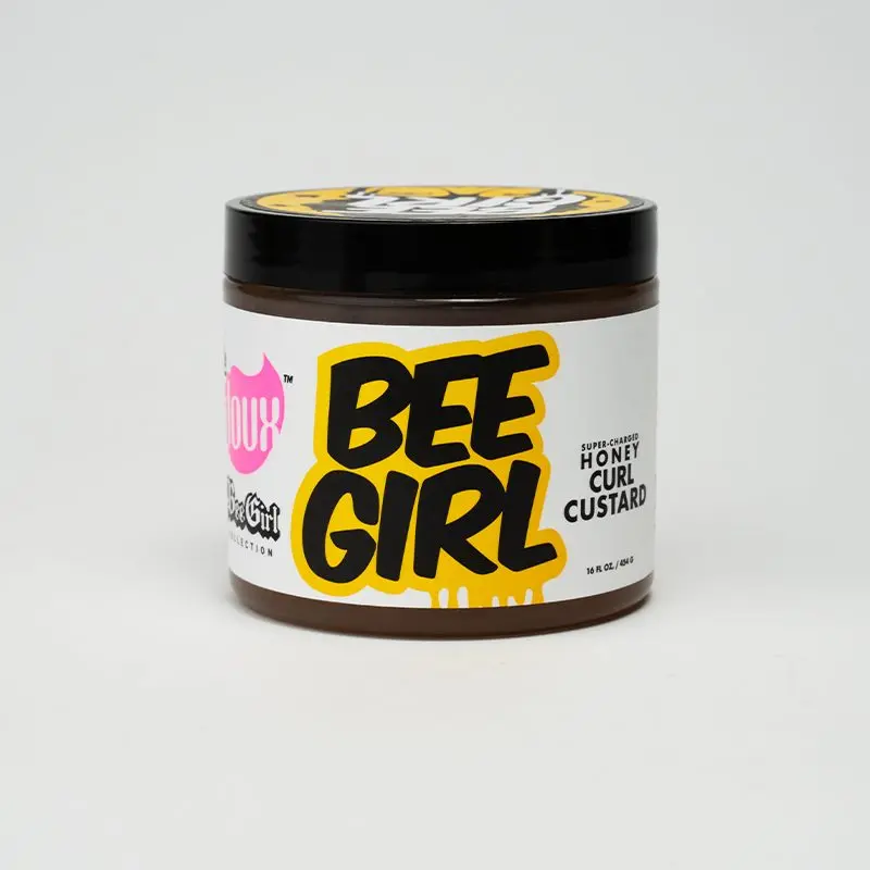The Doux Honey Curl Custard, a Panthenol-Infused Creamy Gel for Volumizing, Lengthening, and Smooth, Long-Lasting Hold - Haircare for Curly Hair & Sensitive Scalps, 16 fl oz