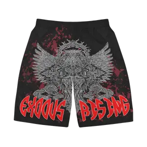 UNISEX EXODUS RISING BLOODSHEAD BOARDSHORTS - BLACK