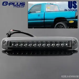 Fit For 99-2006 Silverado 1500 2500 3500 Sierra Smoke LED 3rd Brake Cargo Light