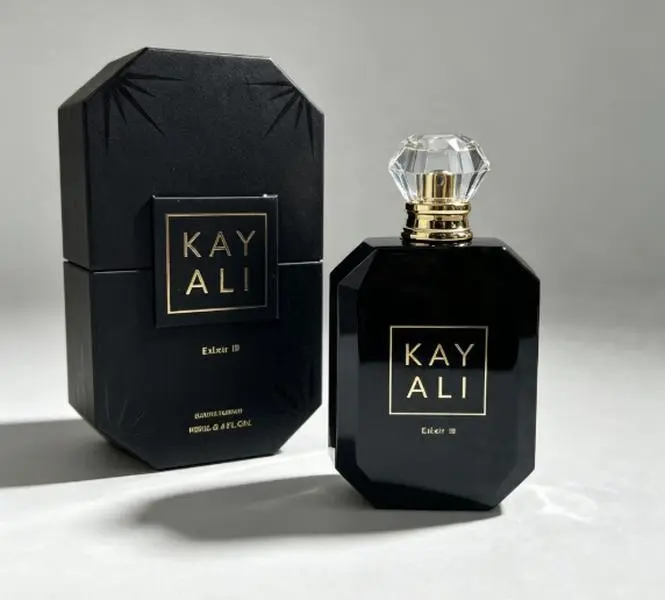Premium Luxury Cool Citrus Wood Unisex Perfume Kayali Elixir III EDP Soft White Musk Fragrance, Minimalist Black Gold Octagon High-End Gift Box Perfect Gift For Him Her Couple Husband Wife Wedding Holiday Graduation