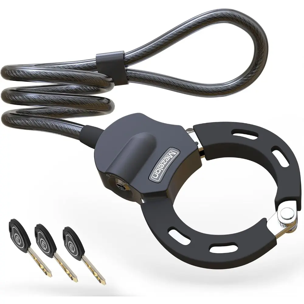 Electric Scooter Lock, 100cm/13.5mm Heavy Duty Bike Cable Lock and Keys, Bicycle Lock, Scooter Locks Anti Theft For Scooter,Bicycle,E-Bike,Stroller,Motorcycle