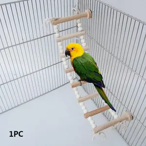 Wooden Bird Climbing Toy, 1 Count Bird Cage Climbing Toy, Parrot Toy, Pet Supplies Bird Supplies