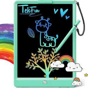 10-Inch Pressure-Sensitive LCD Writing Tablet with Stylus, Eco-Friendly Mess-Free Coloring Doodle Board for Kids Aged 3-10, Low-Power ABS Plastic Educational Electronic Device (Green)