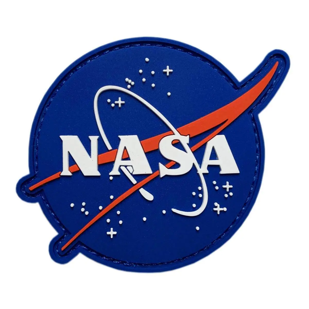 NASA Classic Logo Patch [3D PVC -Hook Fastener -NP2]