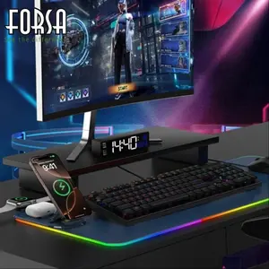 RGB Gaming Mouse Pad with 15W Wireless Charging