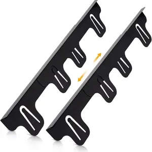 Stainless Steel Stove Gap Cover 2PCS – Adjustable Kitchen Gap Filler Guard Between Stove & Counter, Easy Clean, Heat Resistant, Durable