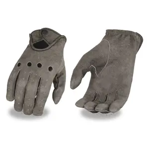 Milwaukee Leather Men's Leather Motorcycle Everyday Driving Hand Gloves