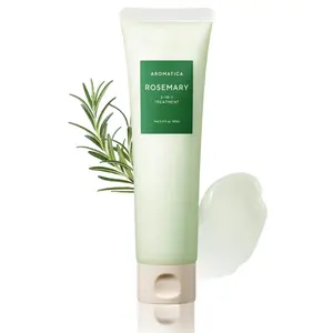 Aromatica Rosemary 3-in-1 Hair Treatment – Nourishing & Moisturizing Hair Mask with Rosemary & Betaine, Cream Adds Shine & Softness, Deep Conditioner for Dry & Damaged Hair, Korean Hair Care 5.4 fl.oz