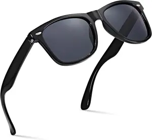 Rewind Polarized Sunglasses for Men and Women UV400 Protection 1.1MM TAC Lenses Classic Sun Glasses with Revo Mirror Coated Lenses