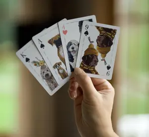 Doting Dog Playing Cards