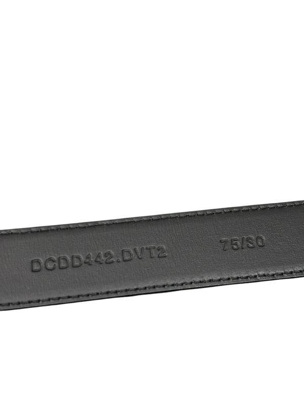 Pre-owned VERSACE Leather bag accessories Woman’s Medusa Black Belt