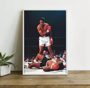 Muhammad Ali Poster, Muhammad Ali Wall Art for Men, Motivational Poster