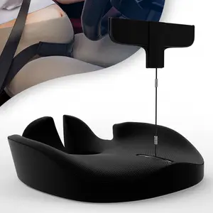 Pregnancy Car Seat Cushion -Designed to Secure The Lap Belt on Pelvic Bone Prevent Compression of Belly - Easy to Set Up and Use - Provide Comfortable