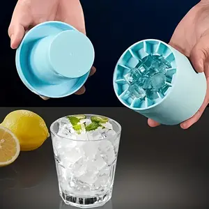 1pc, Make Perfectly Shaped Ice Cubes with This Easy-release Silicone Ice Cube Mold - Can Hold Up to 60 Ice Cubes!Traditional Utensils